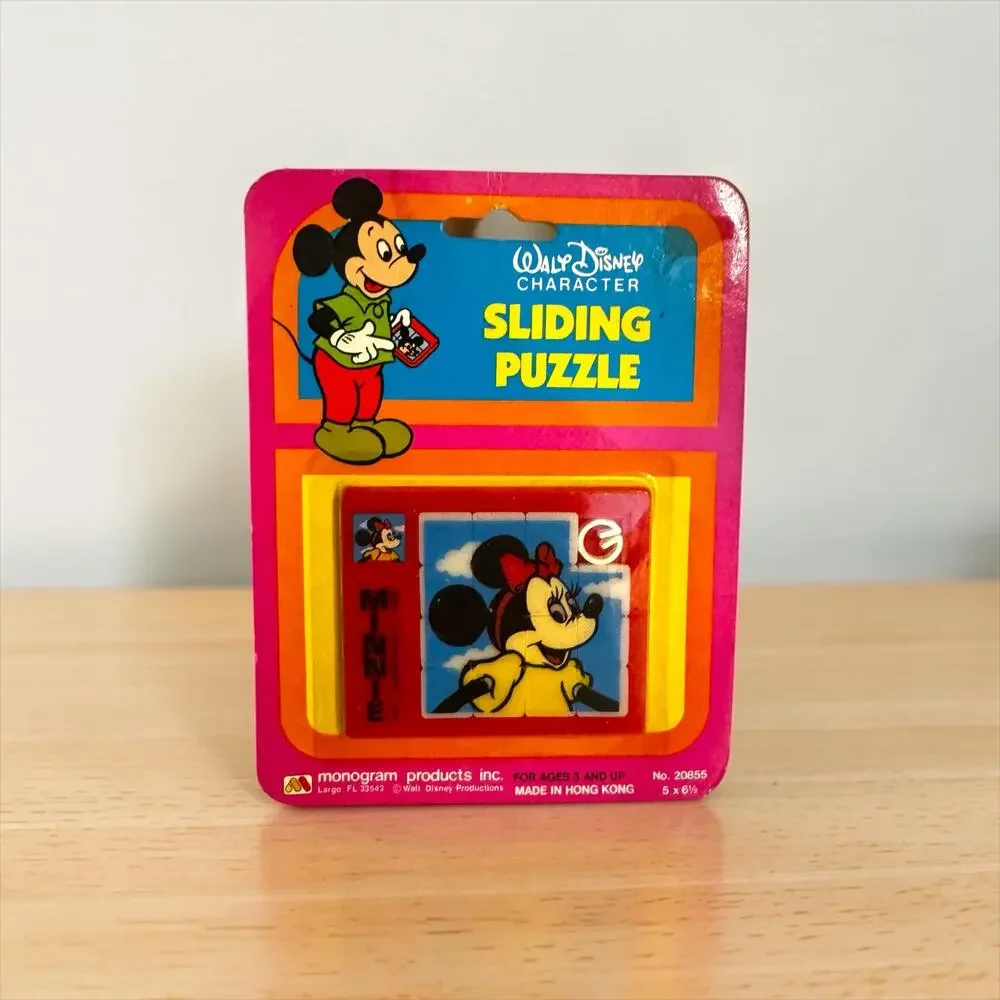 Vintage Disney Minnie Mouse Sliding Puzzle Sealed Monogram Products